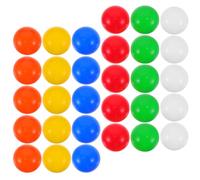 DOITOOL Boules de Loterie Ouvrables 30 Pcs 4 CM en PVC Réutilisable Colorées pour Jeux Loto Tombola Activités Festives et Événements Interactifs