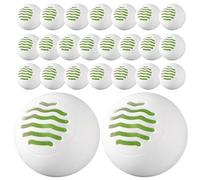 DOITOOL Boules Désodorisantes en Plastique Blanc 24 Légères et Rafraîchissantes Pack de 24 Pièces pour Chaussures pour Armoires à Linge et Paquet de Sport
