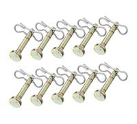DOITOOL Boulon de Cisaillement en métal Argent pour souffleuse à Neige, 1 Set de 20 pcs, Compatible avec 738-04124 et 714-04040, Fournitures pour souffleuses à Neige, Protection de la