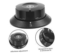 DOITOOL Bouton de Remplacement Thermostat Four Plastique Contrôle Précis Température pour Cuisinières Chauffe-eau et Friteuses Manette de Commande Pratique et Facile à Utiliser