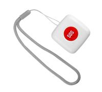 DOITOOL Bouton Urgence Sos sans Fil Zigbee Bouton Appel à Distance Alarme de Chute pour Personne Âgée Compatible avec Appareils Connectés Blanc
