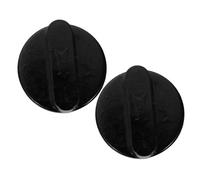 DOITOOL Boutons de Commande de Cuisinière à Gaz Plastiques 2 Pièces Certifié Réglage Précis du Gaz Surface Lisse Ergonomiques pour Cuisinière Domestique Remplacement Facile