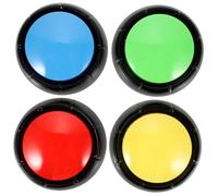 DOITOOL Boutons De Communication Parlants pour Chiens Boutons Interactifs en Abs Résistants 4 Pièces pour Dressage Et Communication Animale Usage Intérieur Chiots Et Chiens Adultes