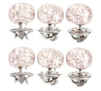 DOITOOL Boutons-Pression pour Vêtements Lot de 6 Épingles Décoratives Simples sans Couture pour Corsages et Col, Accessoires Vestimentaires Solide pour Femmes