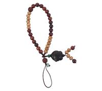 DOITOOL Bracelet Dragonne de Santal pour Téléphone et Appareil Photo Lanière Courte Style Chinois Pratique et pour Éviter les Chutes Facile à Installer Retirer