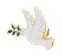 DOITOOL Broche de Paix pour Femmes en Alliage Métal, Épingles D'étiquette Pacifiques Résistantes à L'usure, Accessoire Élégant pour Chapeaux et Trousses à Crayons Lors de Fêtes