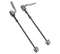 DOITOOL Brochette de Roue Arrière en Acier à Dégagement Rapide, Lot de 2 Pièces, Accessoire pour Home Trainer Vélo Route et VTT, Attache Rapide Compatible Entraînement à Domicile