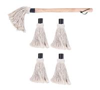DOITOOL Brosse à Barbecue en Bois Fil en Coton 6pcs Pratique et Conviviale Cuisine et Cuisson de Steak Accessoire Essentiel Plusieurs styles