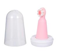 DOITOOL Brosse à Dents et Manchon Doigt pour Bébé 0-12 Mois en Silicone avec Design à Trois Faces Poils Doux pour Nettoyage des Dents, Langue et Gencives des Nourrissons