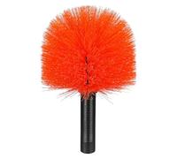 DOITOOL Brosse à Poussière pour Remplacement Pôle Piscine en Plastique Orange, Design Léger et Rangement Pratique, pour Usage Intérieur et Extérieur