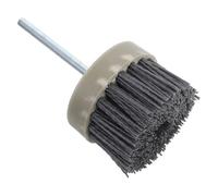 DOITOOL Brosse à Roue Métallique pour Polissage de Surfaces en Métal et Pièces Mécaniques, Résistante à L'usure Arbre de 6 Mm, pour L'industrie Automobile