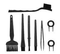 DOITOOL Brosse Antistatique Clavier 8 Pièces Nettoyage Électronique Ergonomique Usage Ordinateur Clavier Portable Tablette Noire