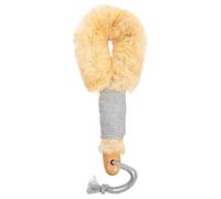 DOITOOL Brosse Exfoliante Corps Corde en Coton et Bois Naturel, Nettoyage en Profondeur et Facile des Zones Difficiles, Bain