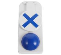 DOITOOL Buzzer de Jeu Sonore Interactif 16x7 Cm Plastique Bleu Bouton de Réponse pour Jeux Télévisés Garçon et Filles Activités Éducatives sans Pile