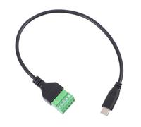 DOITOOL Câble D’Extension USB Type-c vers 5 Broches pour Ordinateur Et Tablette Borne à Vis USB c sans Soudure Convertisseur Transfert Données Stable Accessoire Informatique Polyvalent