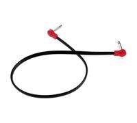DOITOOL Câble Patch pour Pédale de Guitare 50cm, Tête Plate Coudée Blindée | PVC et Métal, Technologie Blindée, Réduit L’usure des Connecteurs, pour Audio Gear et Clavier