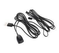 DOITOOL Câble Récepteur Infrarouge USB Télécommande, Rallonge Ir 1,5m, Prise 3,5mm, Led, Plastique Noir, pour Câble et Tv, Salon et Chambre