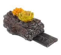 DOITOOL Cache-clés Boîte à Clés Sécurisée et Discrète en Résine Extérieur Forme Souche d'arbre Réaliste pour Jardin et Décoration Extérieure