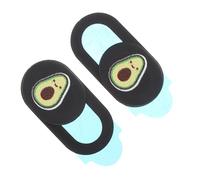 DOITOOL Cache de confidentialité pour Webcam, Curseur Coulissant Noir en ABS, Protection des données, étui Tablette, 2 pièces