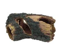 DOITOOL Cachette Naturelle Tronc Arbre Résine Creux pour Aquarium et Reptiles Abri Sécurisé pour Poissons Crevettes et Lézards Décoration Durable et sans Danger