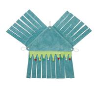 DOITOOL Cachette pour Hamster Hamac en Flanelle Verte Nid Suspendu Confortable pour Petits Animaux Maison D’Angle 3 Faces Adaptée à Hamster Chinchilla Rat Cabane Refuge Cage Hiver