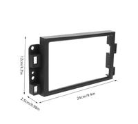 DOITOOL Cadre de Montage Radio pour Véhicule Kit Installation Stéréo Plastique Résistant Aux Intempéries Support de Tableau de Bord Facile à Installer pour Système Audio Voiture