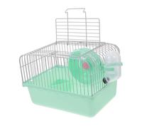 DOITOOL Cage Portable pour Hamster Nain avec Bouteille Eau et Accessoires Espace Spacieux et Design Adaptable Transport Pratique pour Petits Animaux comme Hamsters Chinchillas et Oiseaux