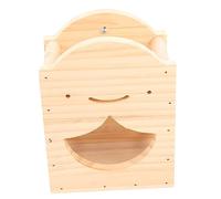 DOITOOL Cage Râtelier Bois pour Rongeurs Distributeur De Foin Et Aliment pour Hamsters Et Lapins Économie De Nourriture Et Conception Facile à Installer