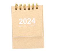 DOITOOL Calendrier de Bureau Mini avec Support Papier Épais pour Prise de Notes Calendrier de Table Pratique et Décoratif Accessoire de Bureau Compact
