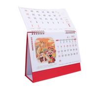 DOITOOL Calendrier Debout Mensuel 2027, Calendrier Lunaire Chinois Rouge