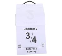 DOITOOL Calendrier Journalier Détachable 2026 Grand Format Caractères Gras Pages à Déchirer Design Moderne Vert Calendrier Mural pour Bureau École et Maison Suivi des Anniversaires