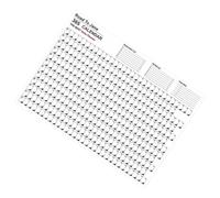 DOITOOL Calendrier Mural 2023 Multifonctionnel 365 Jours en Anglais Calendrier Mensuel Décoratif Léger et Robuste Agenda pour Maison et Bureau Pages Détachables pour Planification