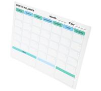 DOITOOL Calendrier Mural Amovible Calendrier Mural Autocollant en Pvc, Effaçable à Sec, Repositionnable, Autocollant, pour Planification Mensuelle, Devoirs, Familles et Étudiants