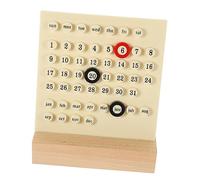 DOITOOL Calendrier perpétuel anneau calendrier de bureau calendriers perpétuels calendrier d'affichage de la date rétro Calendrier des ménages calendrier perpétuel de bureau abdos