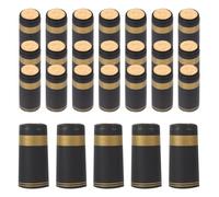 DOITOOL Capsules Thermorétractables Dorées Pour Bouteille De Vin 3.00X3.00X6.00Cm Avec Languette Détachable Bouchons Thermorétractables Accessoires De Vin Pour Usage Domestique Cave Et Caviste