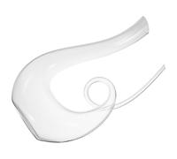 DOITOOL Carafe à Vin en Verre Cristal sans Plomb 1300 Ml, Carafon Conique Transparent Base Stable, Verseur pour Vin Rouge, Distributeur pour Fêtes et Dégustations