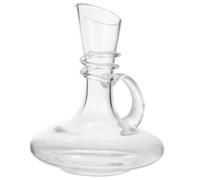 DOITOOL Carafe à Vin Verre Cristal Décanteur Rapide à Bec Incliné pour Whisky et Brandy Distributeur de Boisson à Main Aération pour Maison et Bar