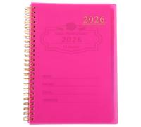 DOITOOL Carnet de notes : Agenda mensuel, hebdomadaire, journalier, format A5 2026, agenda d'objectifs, d'études et mensuel