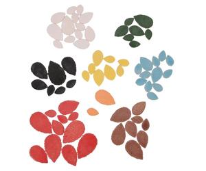 DOITOOL Carreaux de Mosaïque Céramique de Feuille, Pièces Artisanales Solide pour Loisirs Créatifs, Matériau Diy, Paquet de 200g pour Décoration Moderne