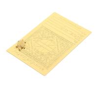 DOITOOL Carte de Prière en Or pour Femmes et Hommes, Surface Lisse et Sûre, Autocollant Pratique, pour Temples et Lieux de Culte