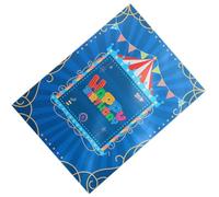 DOITOOL Carte de Vœux D’anniversaire en Bleu 3d Parc D’attractions