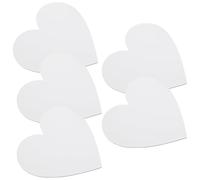 DOITOOL Carton Coton de Cœur Lot de 5 15 X 15 CM Peinture Acrylique et Dessin Facile à Transporter Ranger