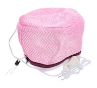 DOITOOL Casque Chauffant Cheveux avec Bonnet de Soin Capillaire à Température Réglable, Bonnet Coiffure Chauffant en Plastique et Tissu pour Femmes, pour Soins Couleur Couleur Aléatoire