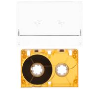 DOITOOL Cassette Audio Vierge Orange 40-60 Cassette D'enregistrement Haute Fréquence Plastique Portable pour Interviews et Enregistrements Vocaux Compatible Magnétophone Lot Unique