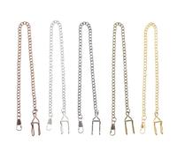 DOITOOL Chaîne de Montre Vintage en Métal, Lot de 5 Pièces, Compatible Jeans et Gilet, Style Rétro Élégant pour Sorties Décontractées et Événements Festifs