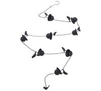 DOITOOL Chaîne de Pluie en Fer avec Oiseaux Décoratifs, Style Rétro pour | Carillons Apaisants, Tasses et Maillons Artistiques, Conception Résistante aux Intempéries, pour Patios, Pergolas et Jardins