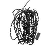 DOITOOL Chaînette à Billes Noire Pom 1 Set, Extension Réglable avec Boucle