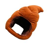 DOITOOL Chapeau de Fête Marron en Peluche Courte Pp Coton, Forme Chapeau Cartoon, Facile à Porter et Ne Tombe Pas, pour Événements et Fêtes Costumées Adultes et Garçon et Filles