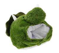 DOITOOL Chapeau Dinosaure Tricératops en Peluche Vert Léger et Portable pour Cosplay Halloween et Accessoire de Fête Amusant et Décoratif