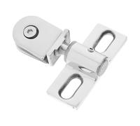 DOITOOL Charnière Pivotante pour Porte en Acier Inoxydable, Ensemble 1 Set, Design Moderne et Simple, Clip de Charnière pour Porte Vitrée de Salle de Bain